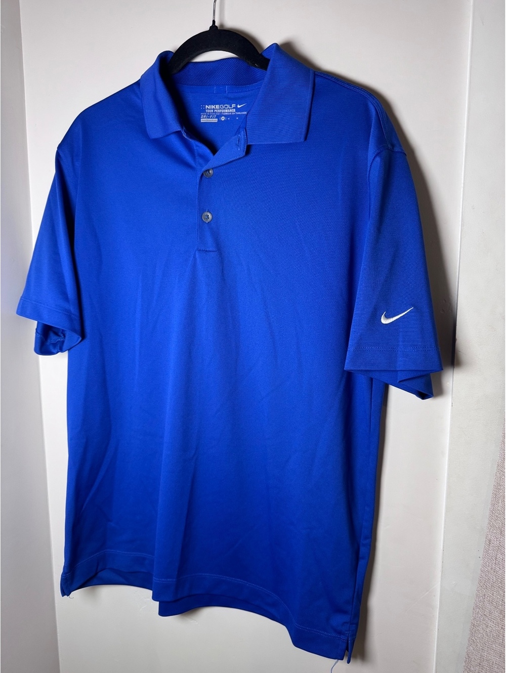Nike Golf Tour Performance Men's Dri-FIT Polo Shirt Royal Blue- Size M